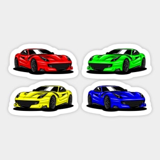 Ferrari F12 TDF Italy Sticker